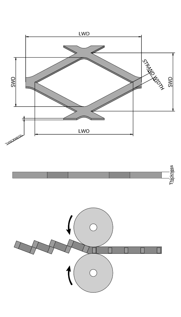 flattened-expanded-metal-structure