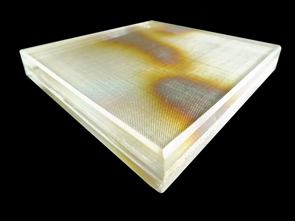 Stainless Metal Mesh Laminated Glass